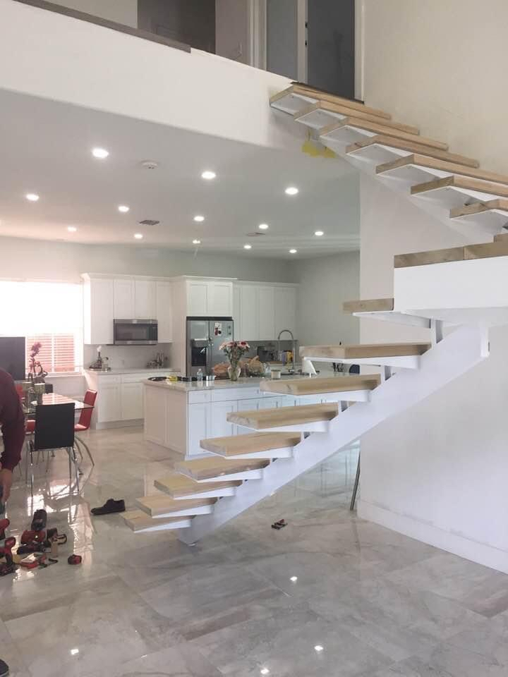 Staircase view 1